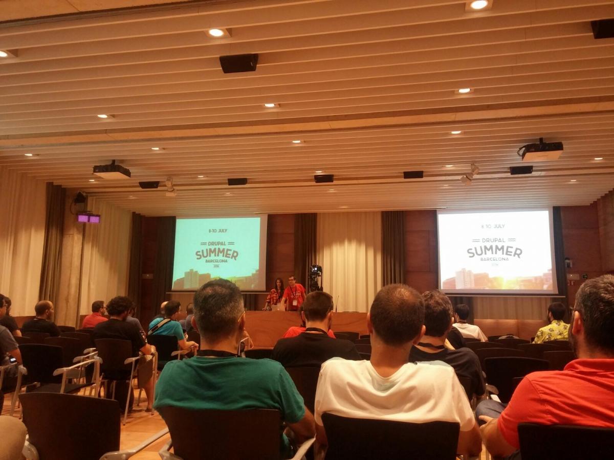 LliureTIC en la presentación del Drupal Summer Barcelona 2016