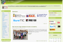 Imagen de la web de Tir Arc Olesa - www.arcolesa.org (desarrollado con Drupal por lliureTIC.cat)